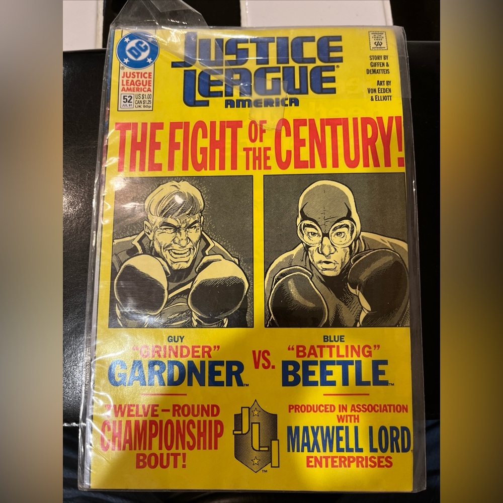 DC Justice League America #52 (July 1991) Fight of the Century Comic